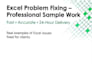 fixes excel formulas, errors and spreadsheets in 24 hours
